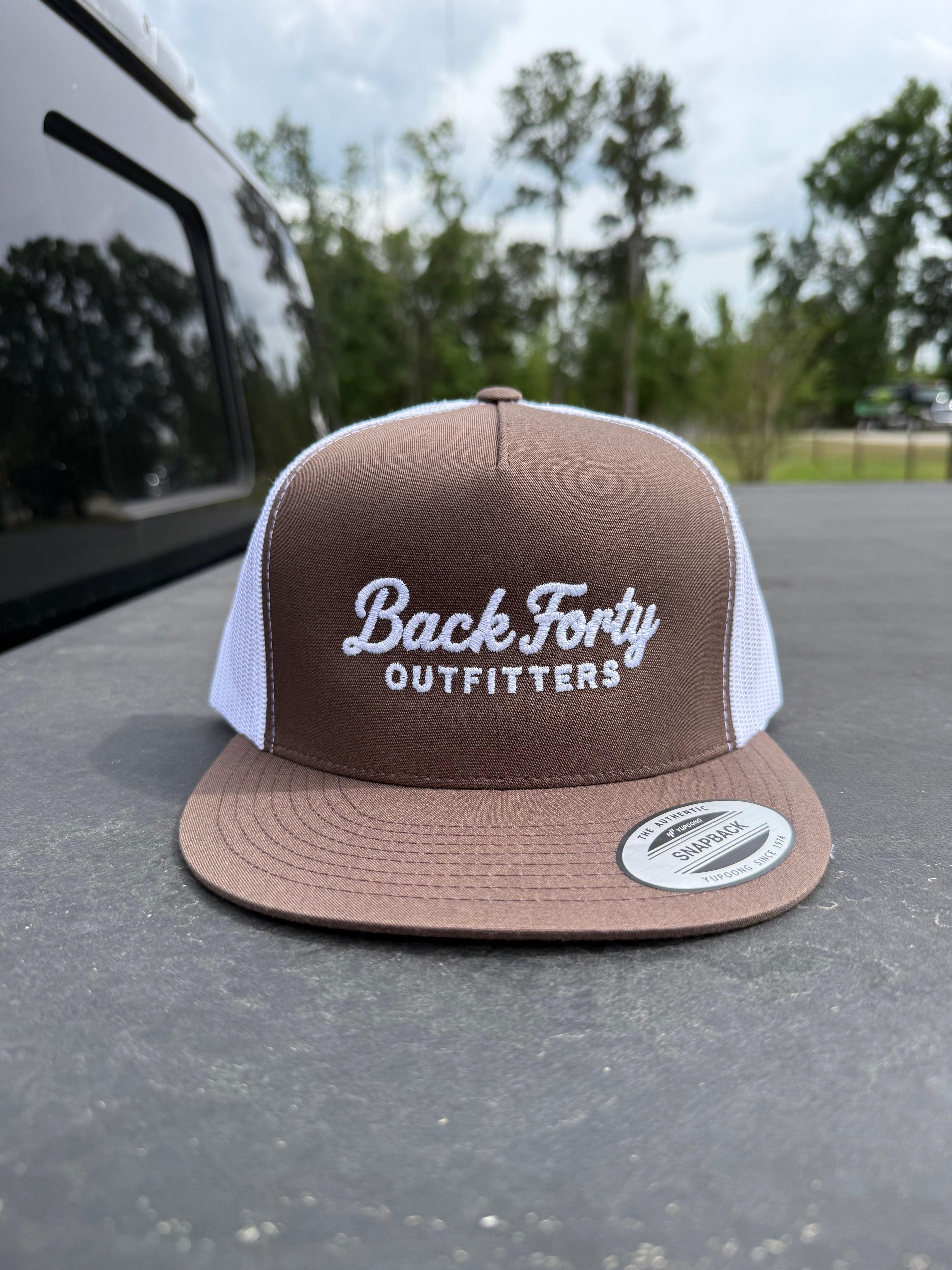 Yupoong Trucker | Brown&White